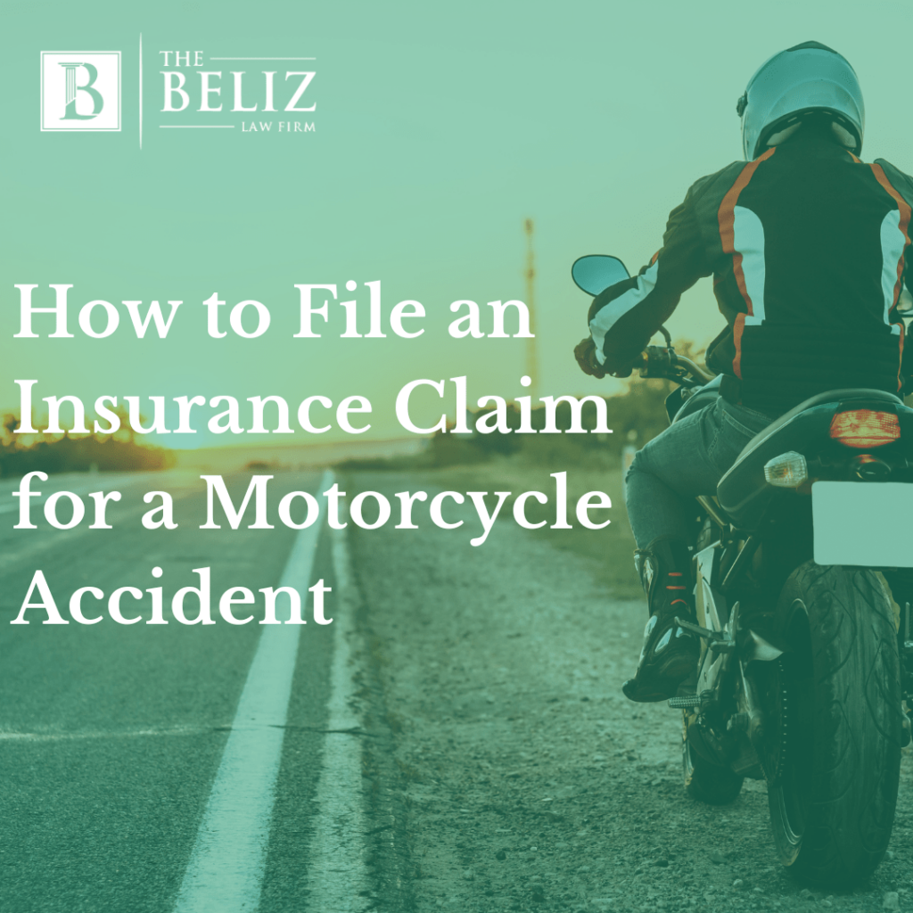 how to file an insurance claim for a motorcycle accident